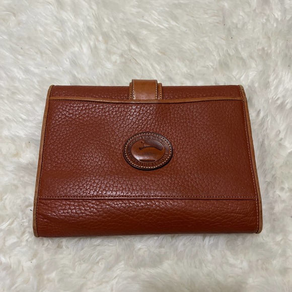 Vintage Dooney & Bourke all weather leather Madison organizer 1992